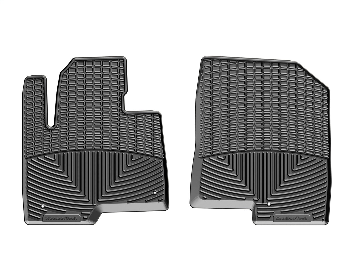 Weathertech - All Weather Floor Mats - Black Front 13-19 Hyundai Santa-Fe - W372
