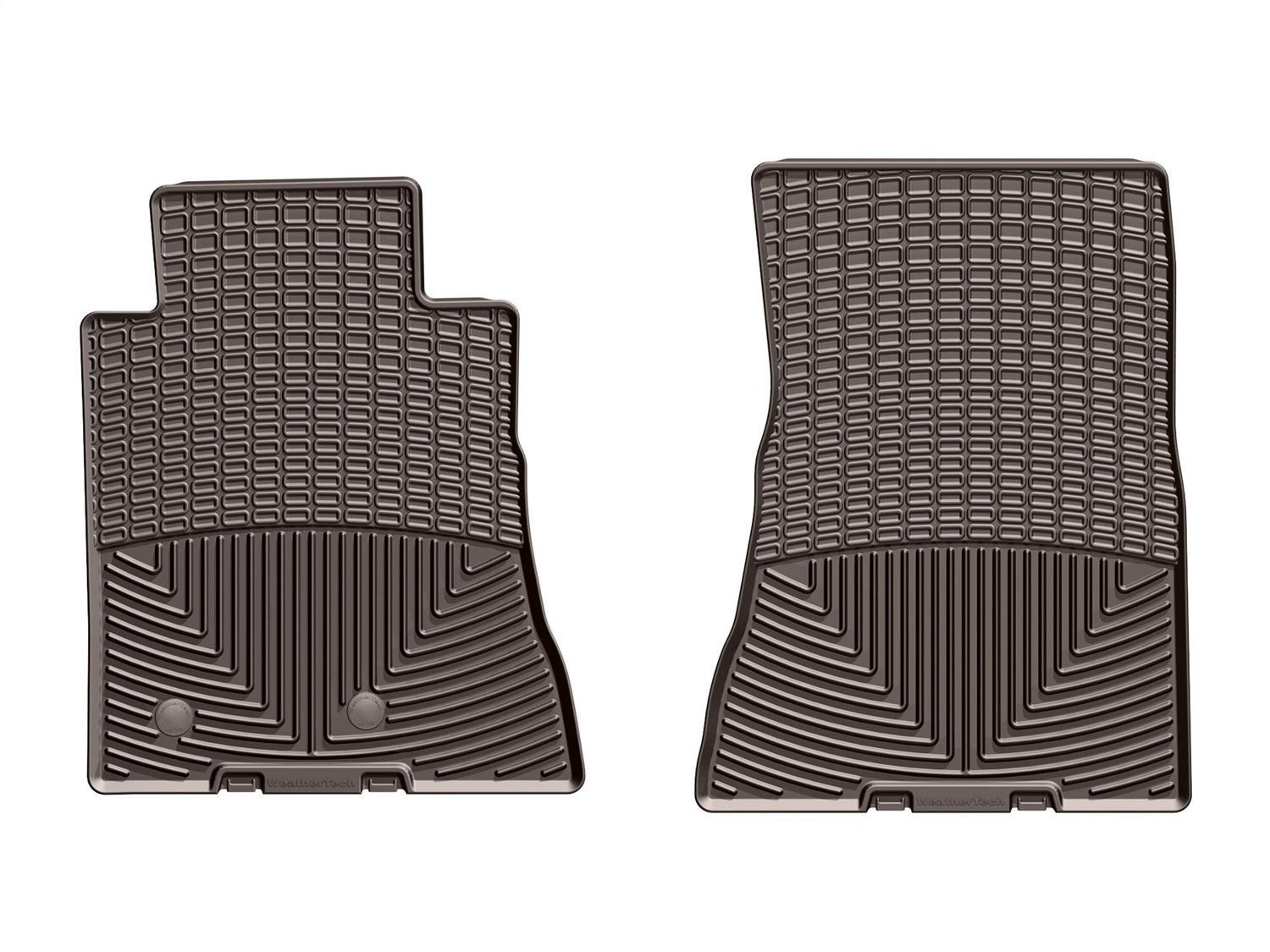 Weathertech - All Weather Floor Mats Cocoa Front & Rear Set 15-26 Ford Mustang - W379CO-W687CO