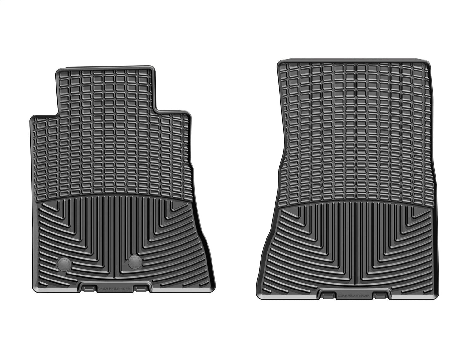 Weathertech - All Weather Floor Mats - Black Front 15-26 Ford Mustang / 21-23 Ford Mustang-Mach-E - W379