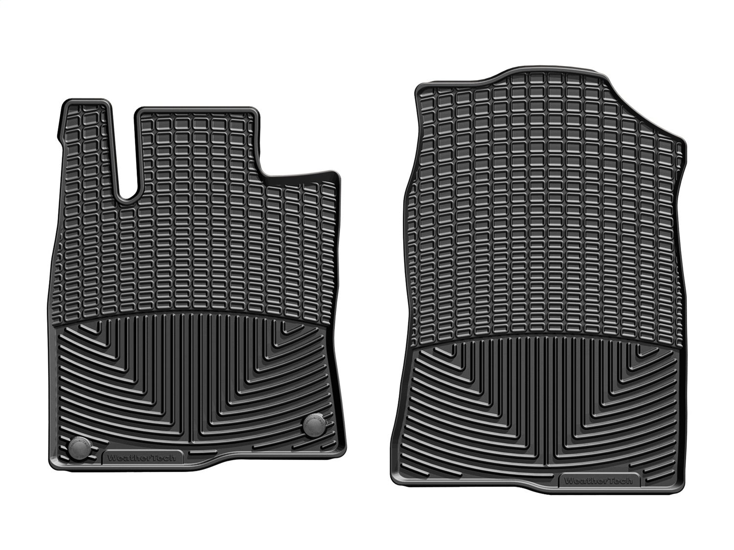 Weathertech - All Weather Floor Mats - Black Front 16-21 Honda Civic - W390