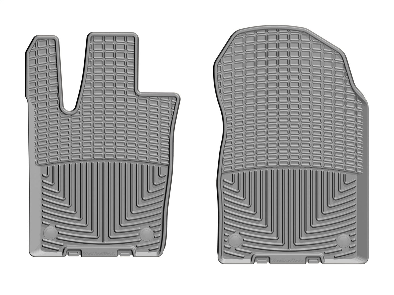 Weathertech - All Weather Floor Mats - Gray Front 16-26 Dodge Durango / 16-21 Jeep Grand-Cherokee / 22 Jeep Grand-Cherok