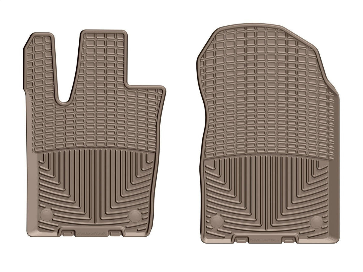 Weathertech - All Weather Floor Mats - Tan Front 16-26 Dodge Durango / 16-21 Jeep Grand-Cherokee / 22 Jeep Grand-Cheroke
