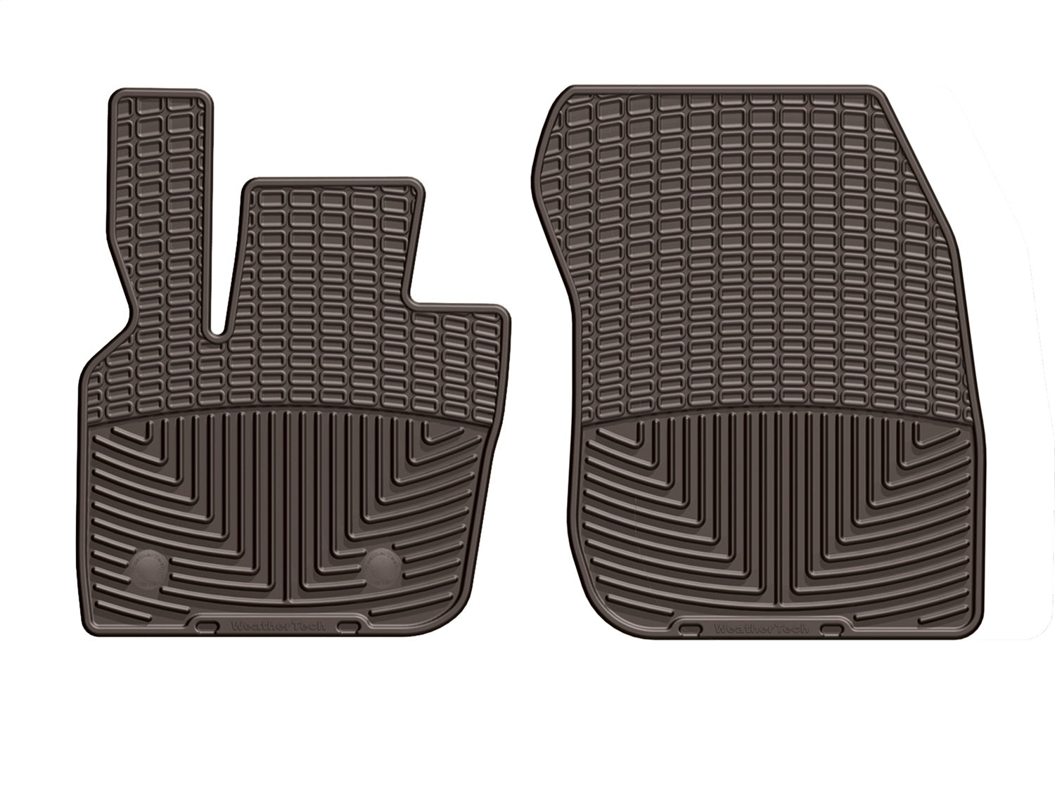 Weathertech - All Weather Floor Mats - Cocoa Front 17-20 Ford Fusion / 17-20 Lincoln MKZ - W404CO