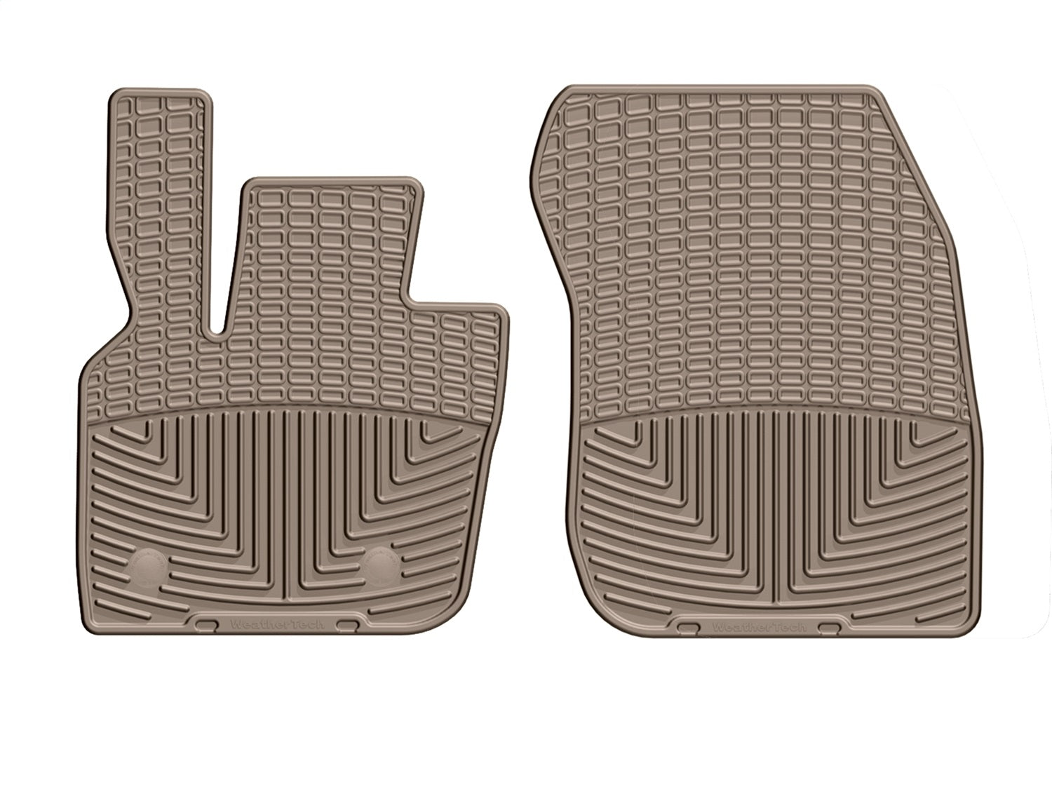 Weathertech - All Weather Floor Mats - Tan Front 17-20 Ford Fusion / 17-20 Lincoln MKZ - W404TN
