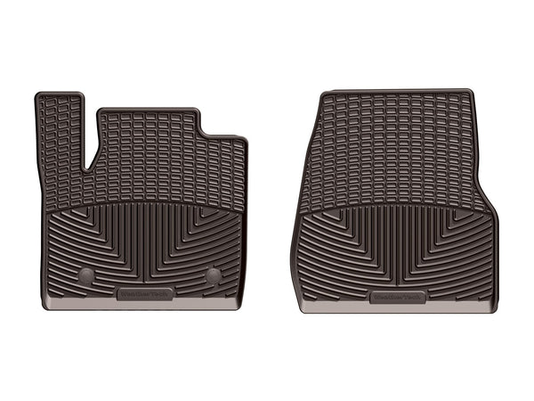 Weathertech - All Weather Floor Mats - Cocoa Front 17-25 Ford F-250 / 17-25 Ford F-350 - W407CO
