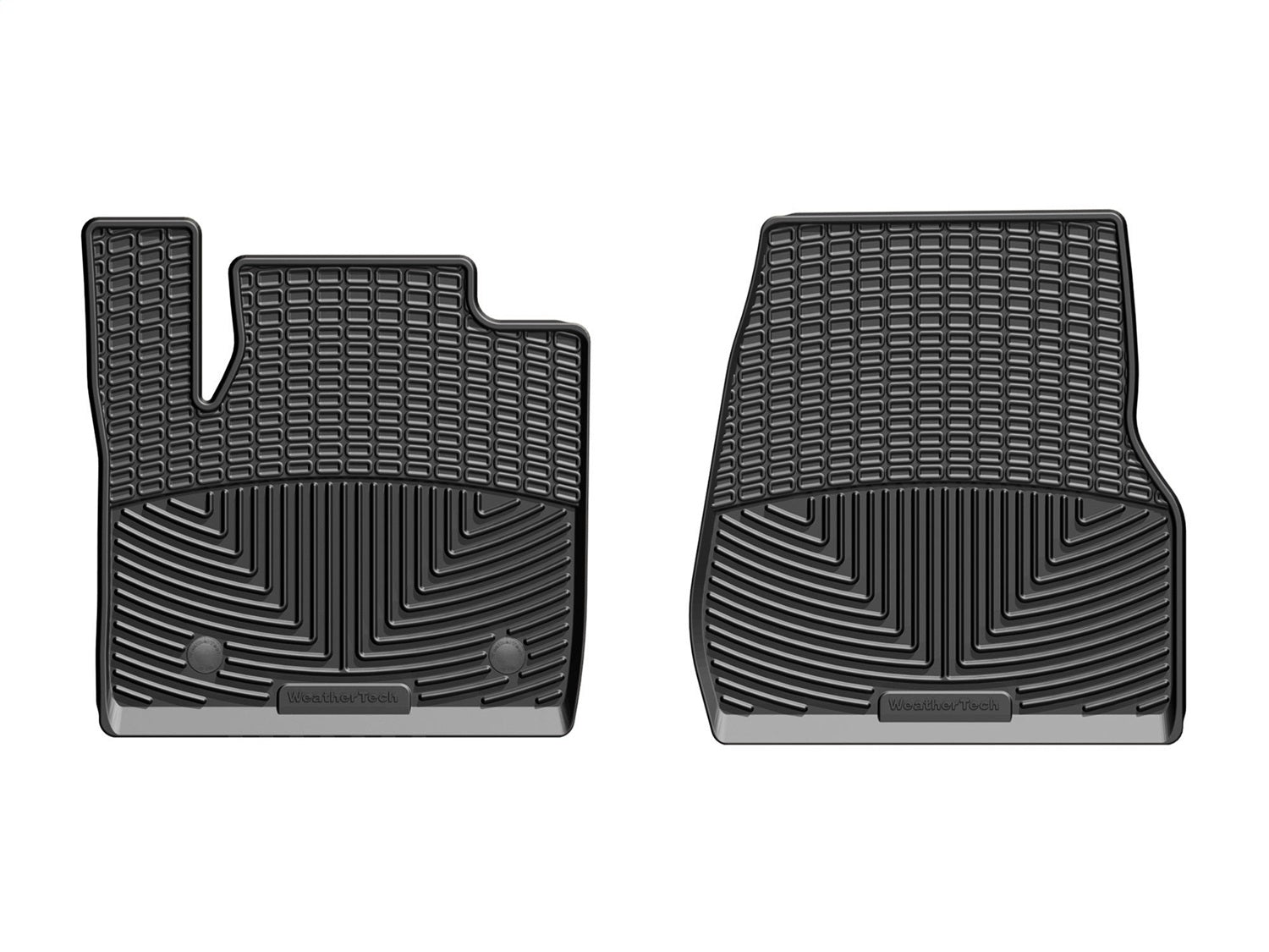 Weathertech - All Weather Floor Mats - Black Front 17-25 Ford F-250 / 17-25 Ford F-350 - W407