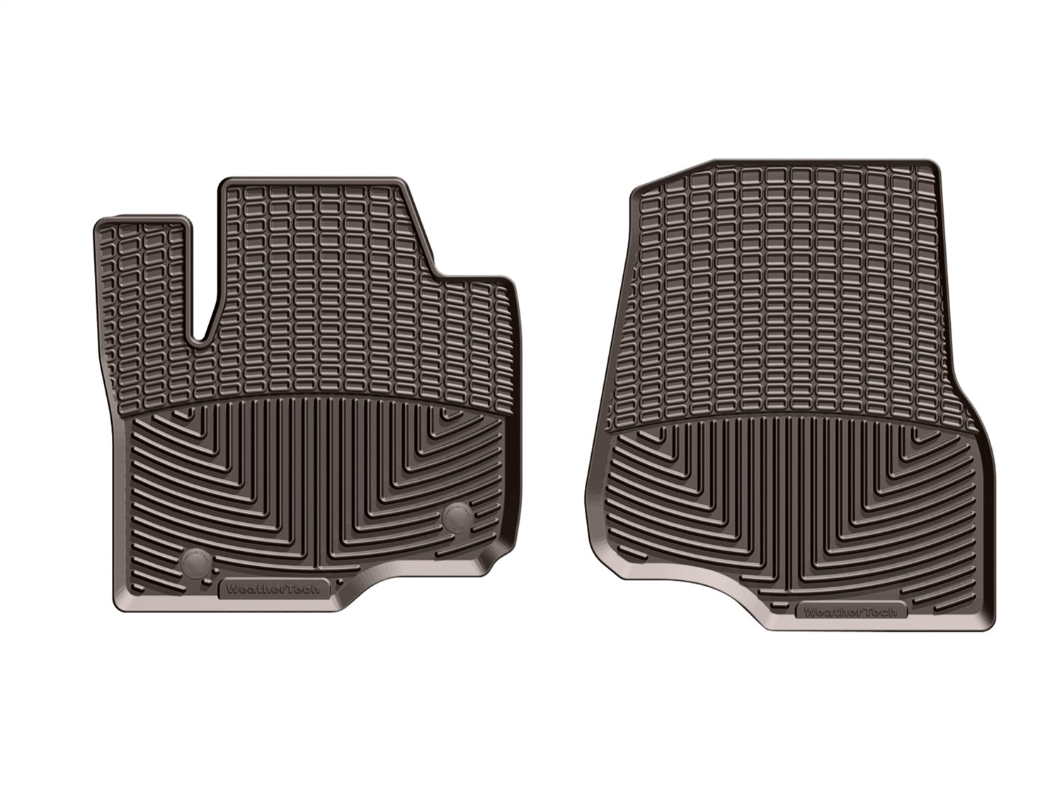 Weathertech - All Weather Floor Mats - Cocoa Front 17-26 Ford F-250 / 17-26 Ford F-350 / 17 Ford F-450-Super-Duty - W408