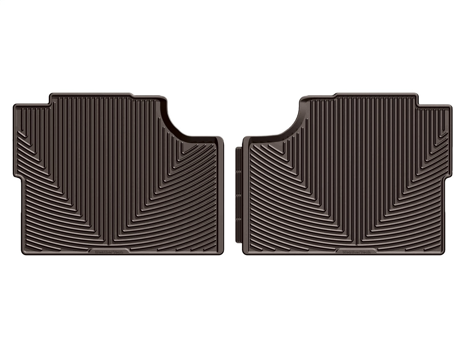 Weathertech - All Weather Floor Mats - Cocoa Rear 17-26 Ford F-250 / 17-26 Ford F-350 / 17 Ford F-450-Super-Duty - W409C
