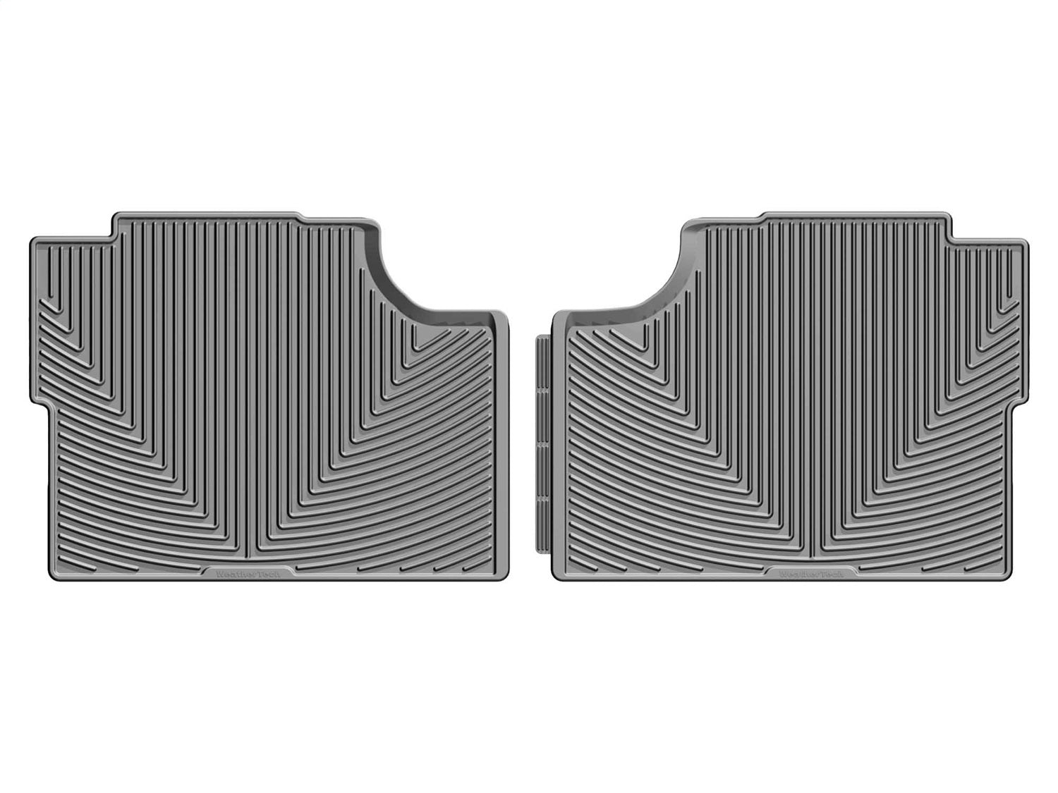 Weathertech - All Weather Floor Mats - Gray Rear 17-26 Ford F-250 / 17-26 Ford F-350 / 17 Ford F-450-Super-Duty - W409GR