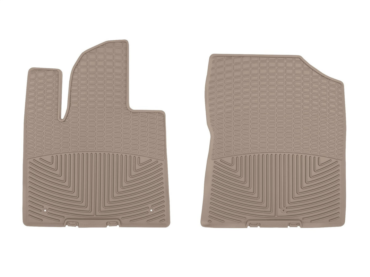 Weathertech - All Weather Floor Mats Tan Front & Rear Set 21-23 Hyundai Santa-Fe - W411TN-W624TN