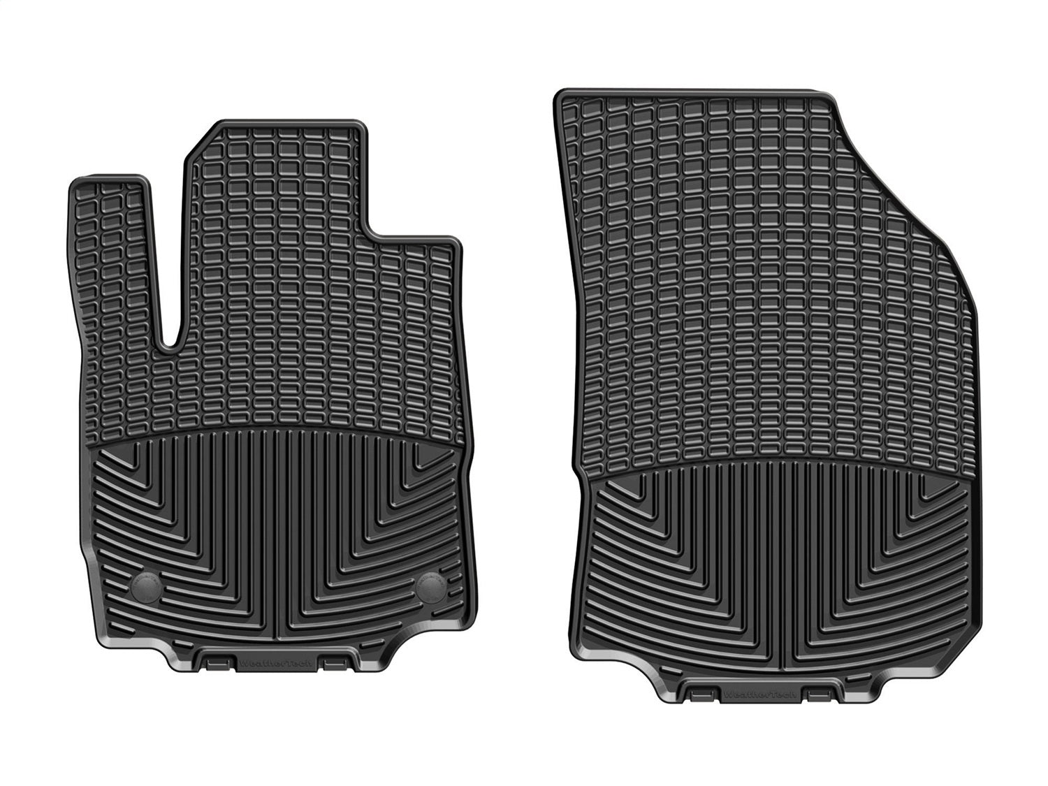Weathertech - All Weather Floor Mats - Black Front 18-24 Chevrolet Equinox - W424