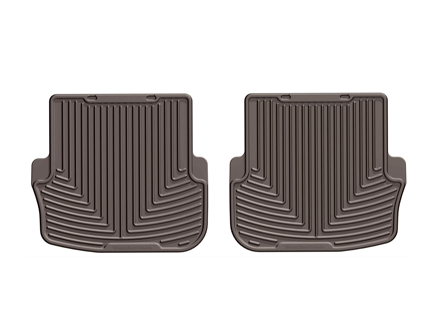 Weathertech - All Weather Floor Mats - Cocoa Rear 17-23 Mercedes Benz C-Class / 17-21 Mercedes Benz C63-AMG / 18-23 Merc