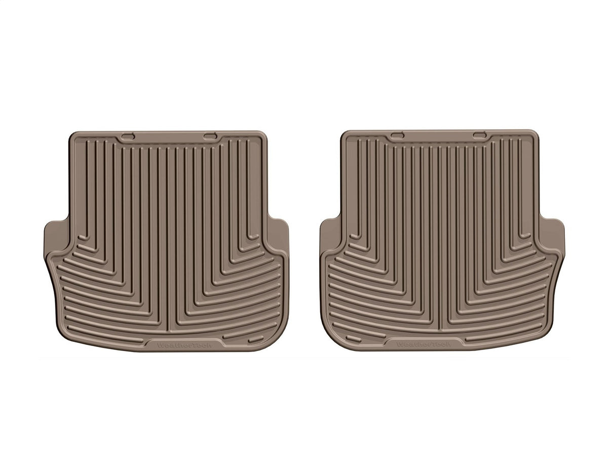 Weathertech - All Weather Floor Mats - Tan Rear 17-23 Mercedes Benz C-Class / 17-21 Mercedes Benz C63-AMG / 18-23 Merced