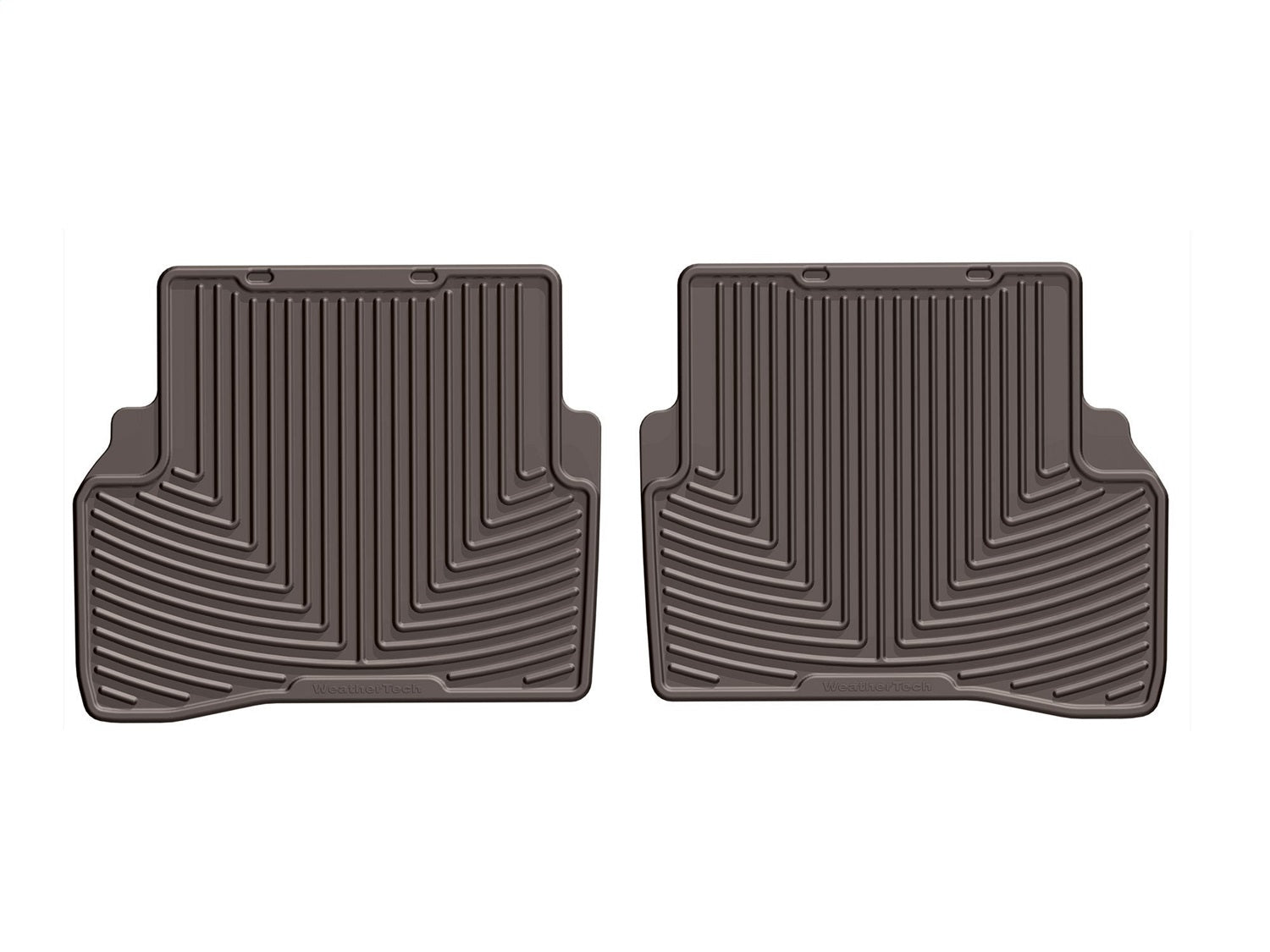 Weathertech - All Weather Floor Mats - Cocoa Rear for C-Class / C63-AMG / E-Class / E63-AMG - W432CO