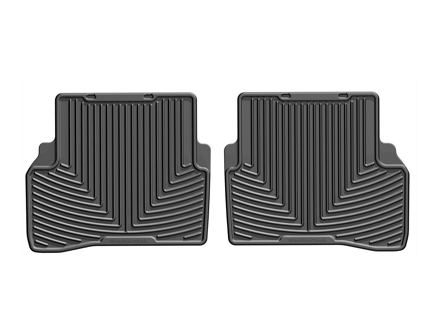 Weathertech - All Weather Floor Mats - Black Rear for C-Class / C63-AMG / E-Class / E63-AMG - W432