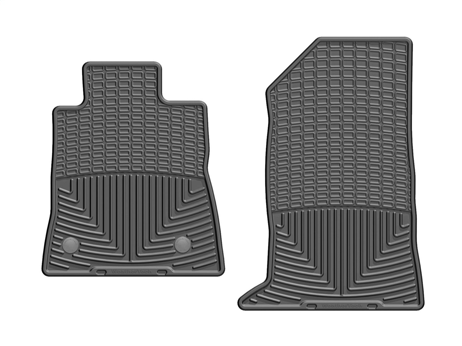 Weathertech - All Weather Floor Mats - Black Front 16-24 Chevrolet Camaro - W437