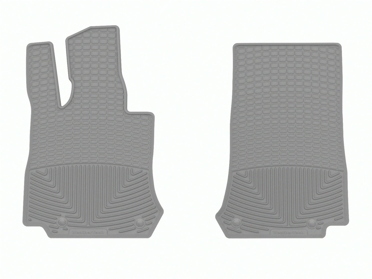 Weathertech - All Weather Floor Mats - Gray Front 16-23 Mercedes Benz GLC / 18-21 Mercedes Benz GLC63-AMG - W442GR