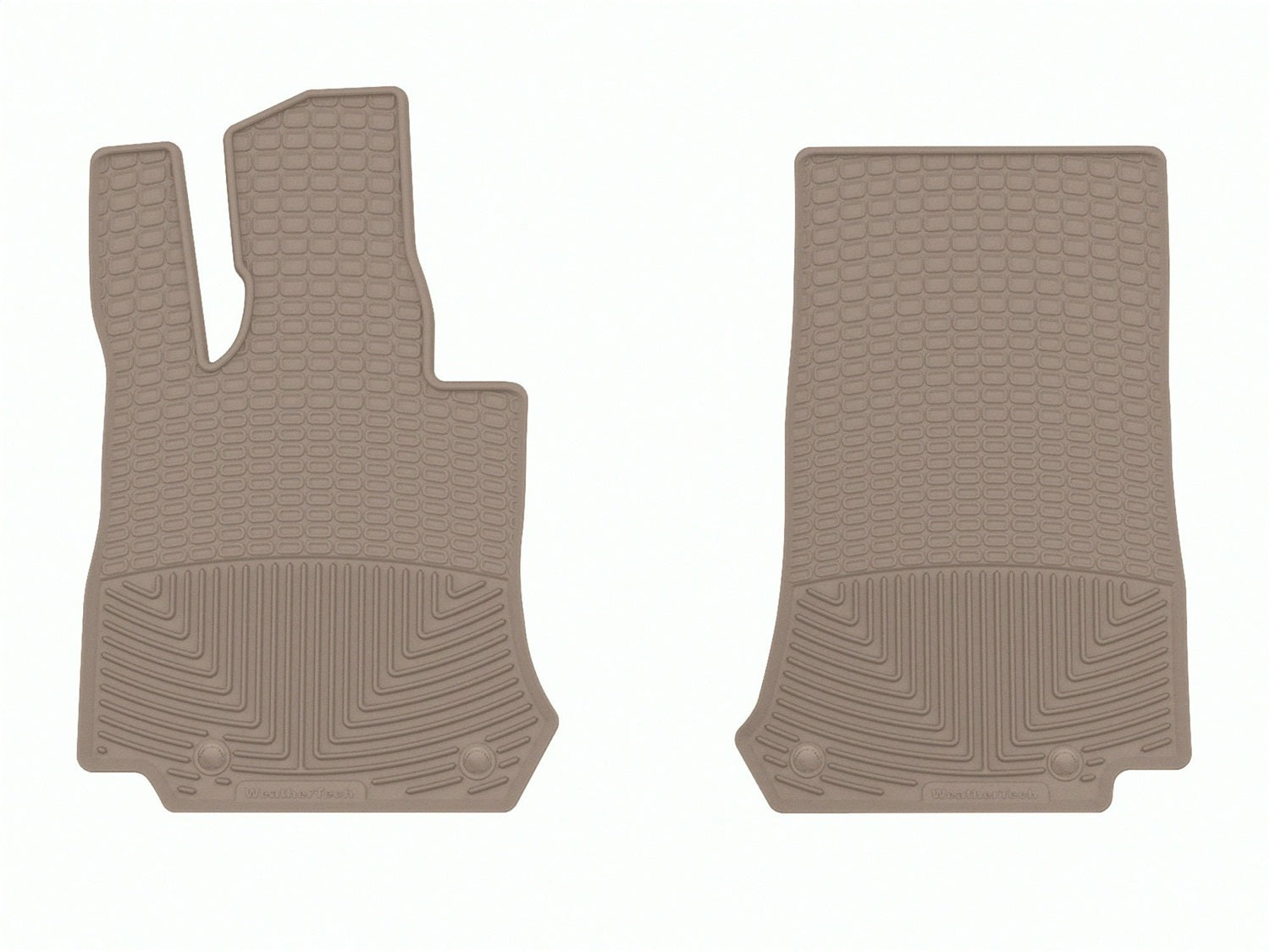 Weathertech - All Weather Floor Mats - Tan Front 16-23 Mercedes Benz GLC / 18-21 Mercedes Benz GLC63-AMG - W442TN