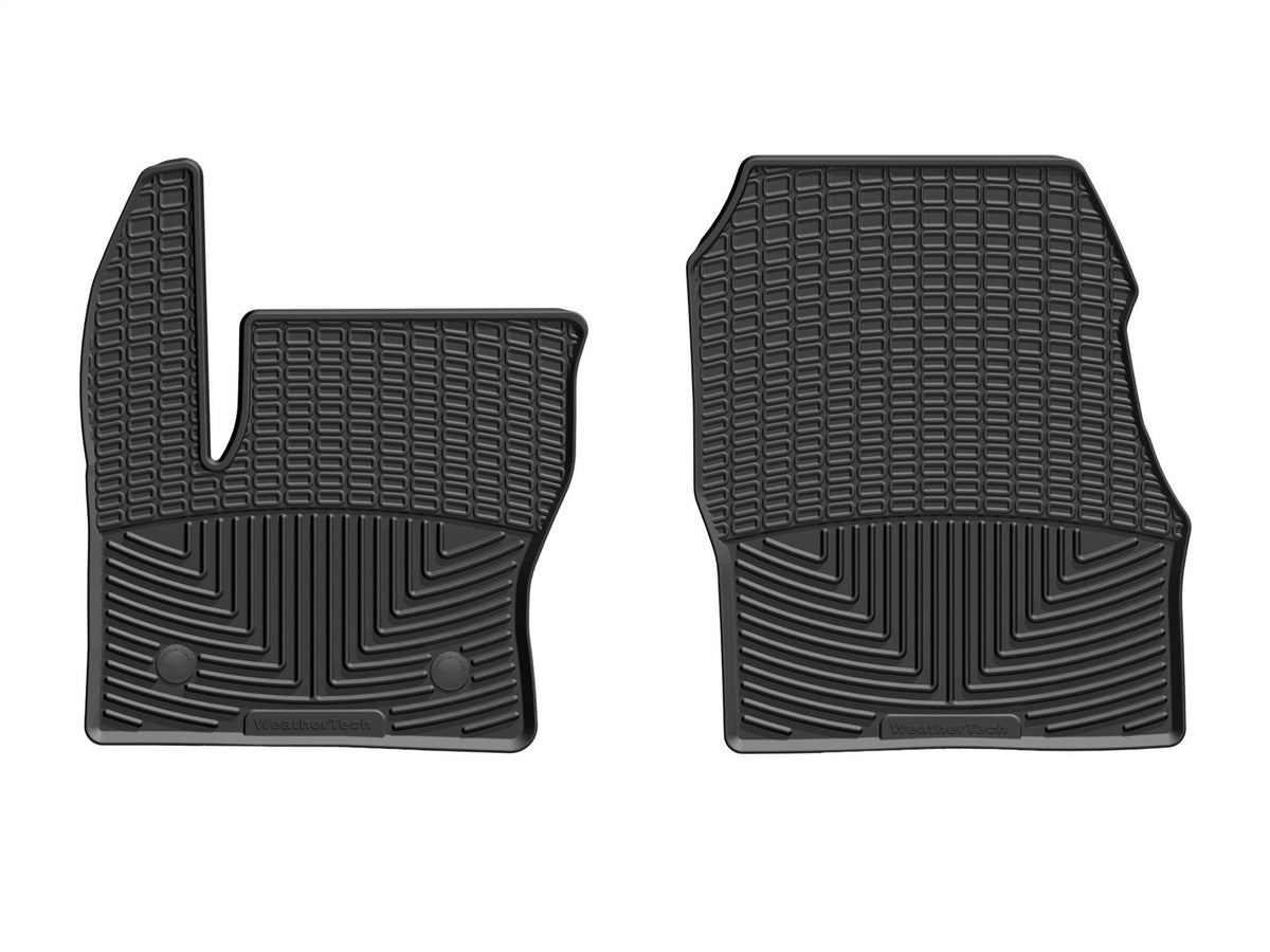 Weathertech - All Weather Floor Mats - Black Front 18-23 Ford Transit-Connect - W444