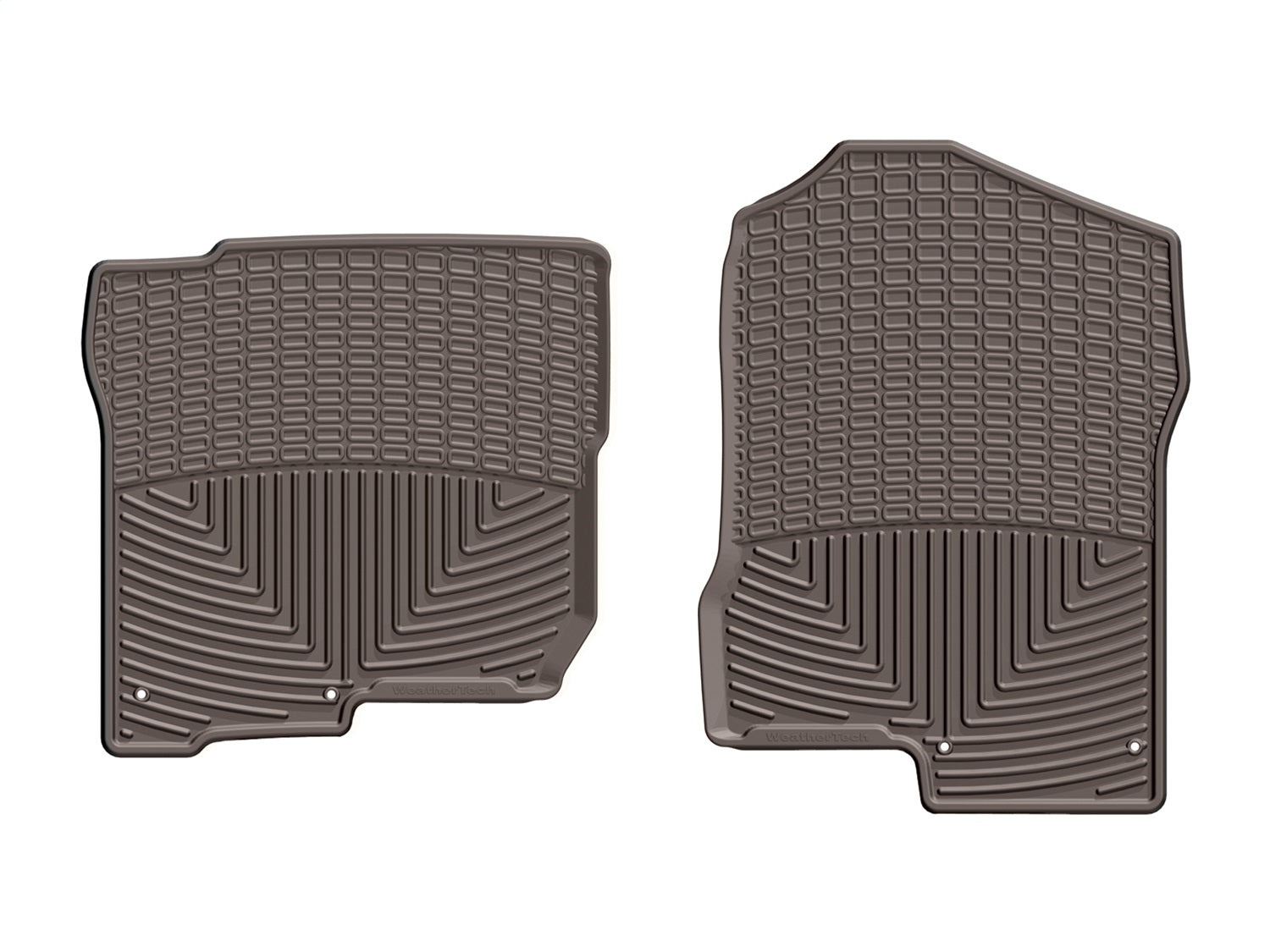 Weathertech - All Weather Floor Mats Cocoa Front & Rear Set 16-24 Nissan TITAN - W455CO-W456CO