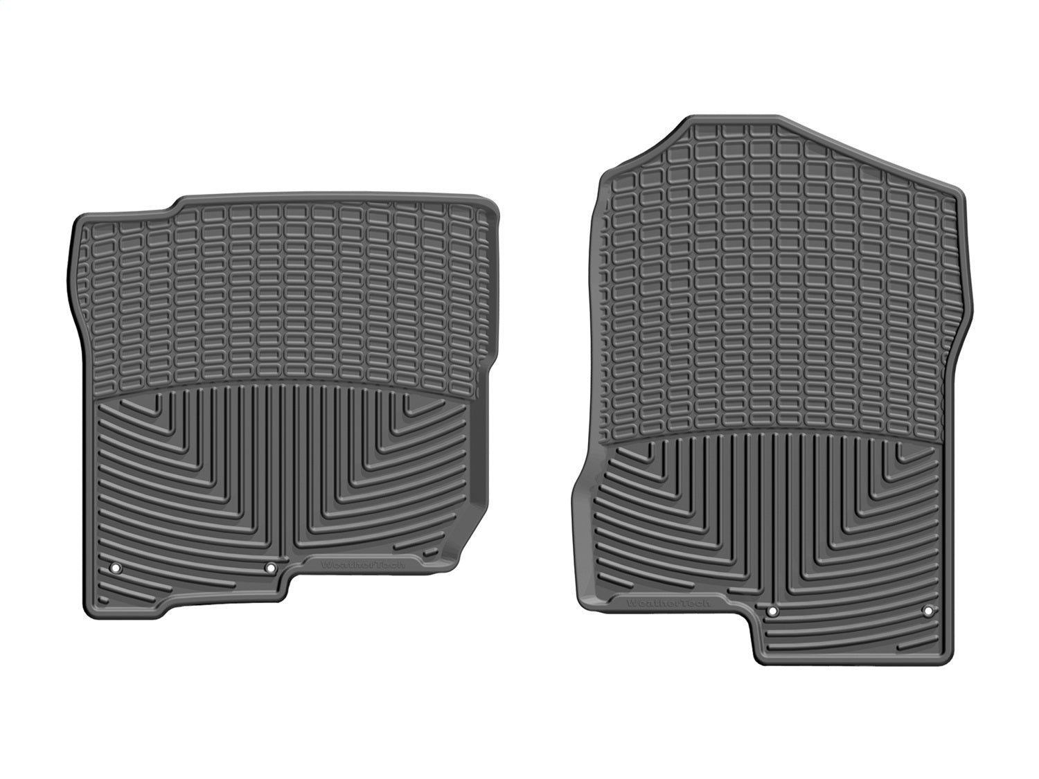 Weathertech - All Weather Floor Mats - Black Front 16-24 Nissan TITAN - W455