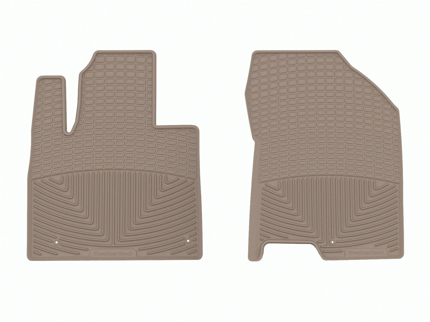 Weathertech - All Weather Floor Mats Tan Front & Rear Set 19-20 Hyundai Santa-Fe - W495TN-W496TN