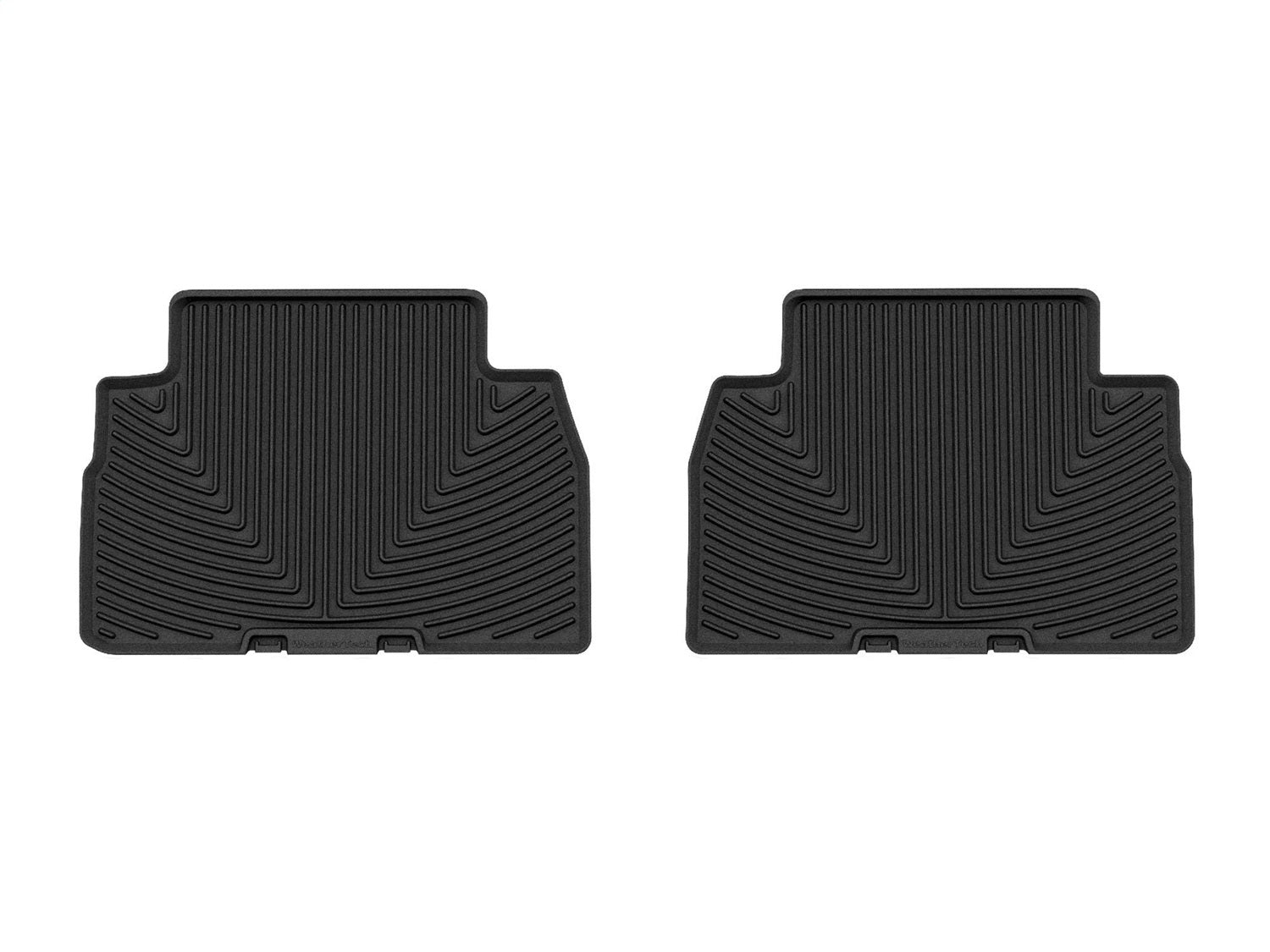 Weathertech - All Weather Floor Mats - Black Rear 19-20 Hyundai Santa-Fe - W496