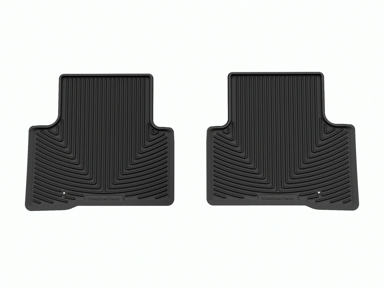 Weathertech - All Weather Floor Mats - Black Rear 13-19 Hyundai Santa-Fe - W501