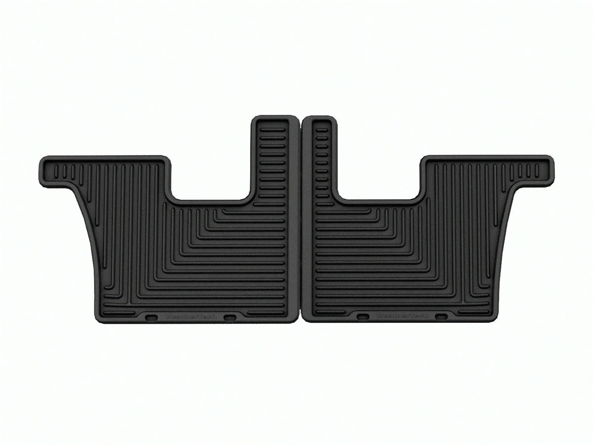 Weathertech - All Weather Floor Mats Black Front, Rear & Third Row Set 13-19 Hyundai Santa-Fe - W372-W501-W502