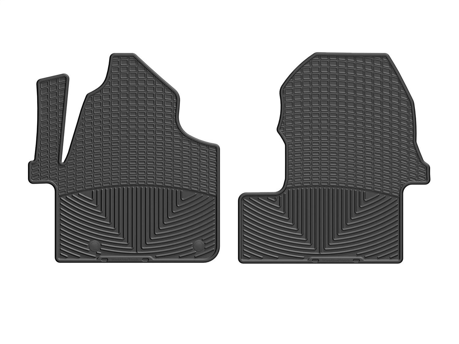 Weathertech - All Weather Floor Mats - Black Front 19-26 Mercedes Benz Sprinter / 24 Mercedes Benz eSprinter - W530