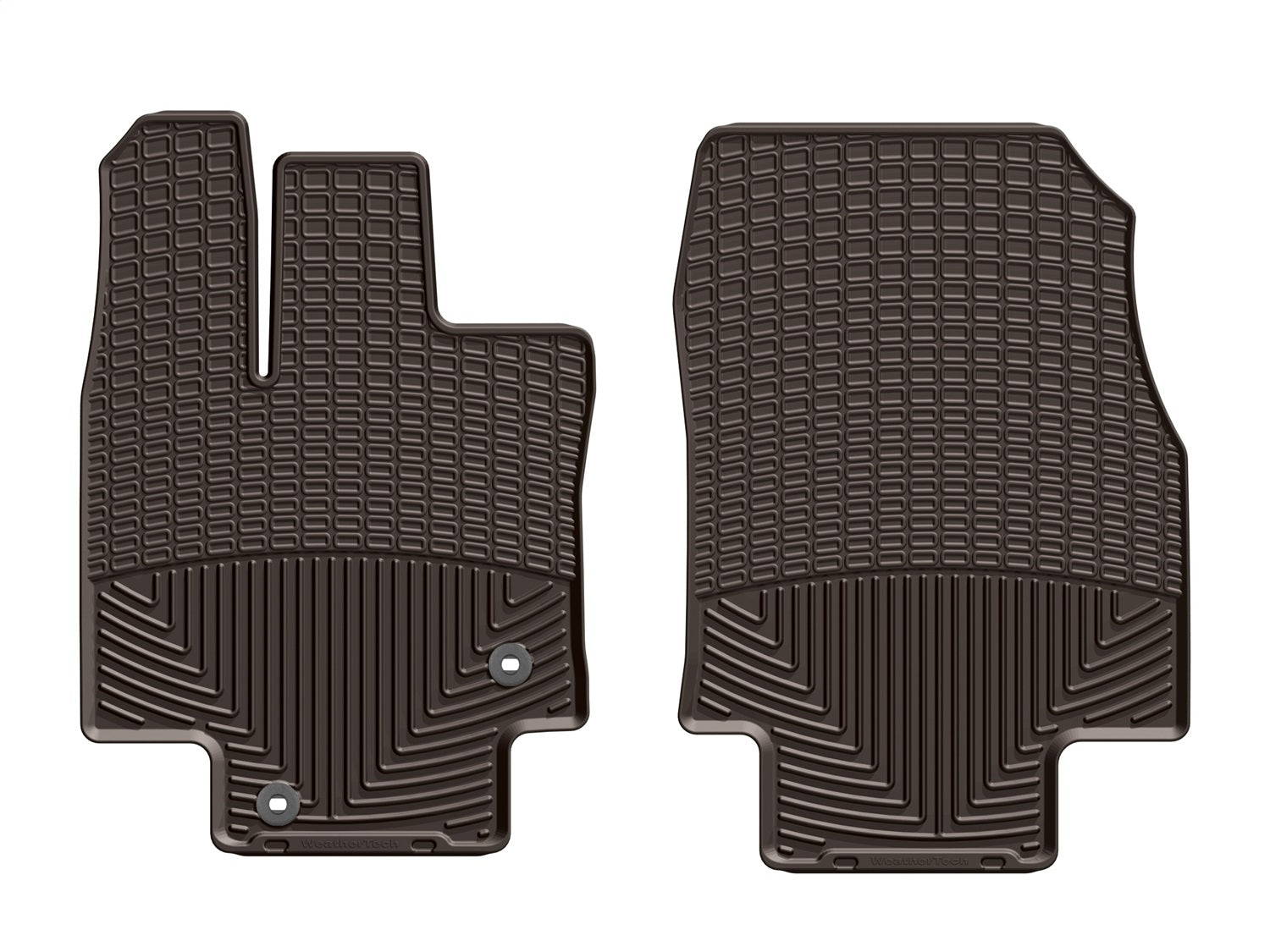 Weathertech - All Weather Floor Mats - Cocoa Front 20-25 Toyota Highlander - W540CO