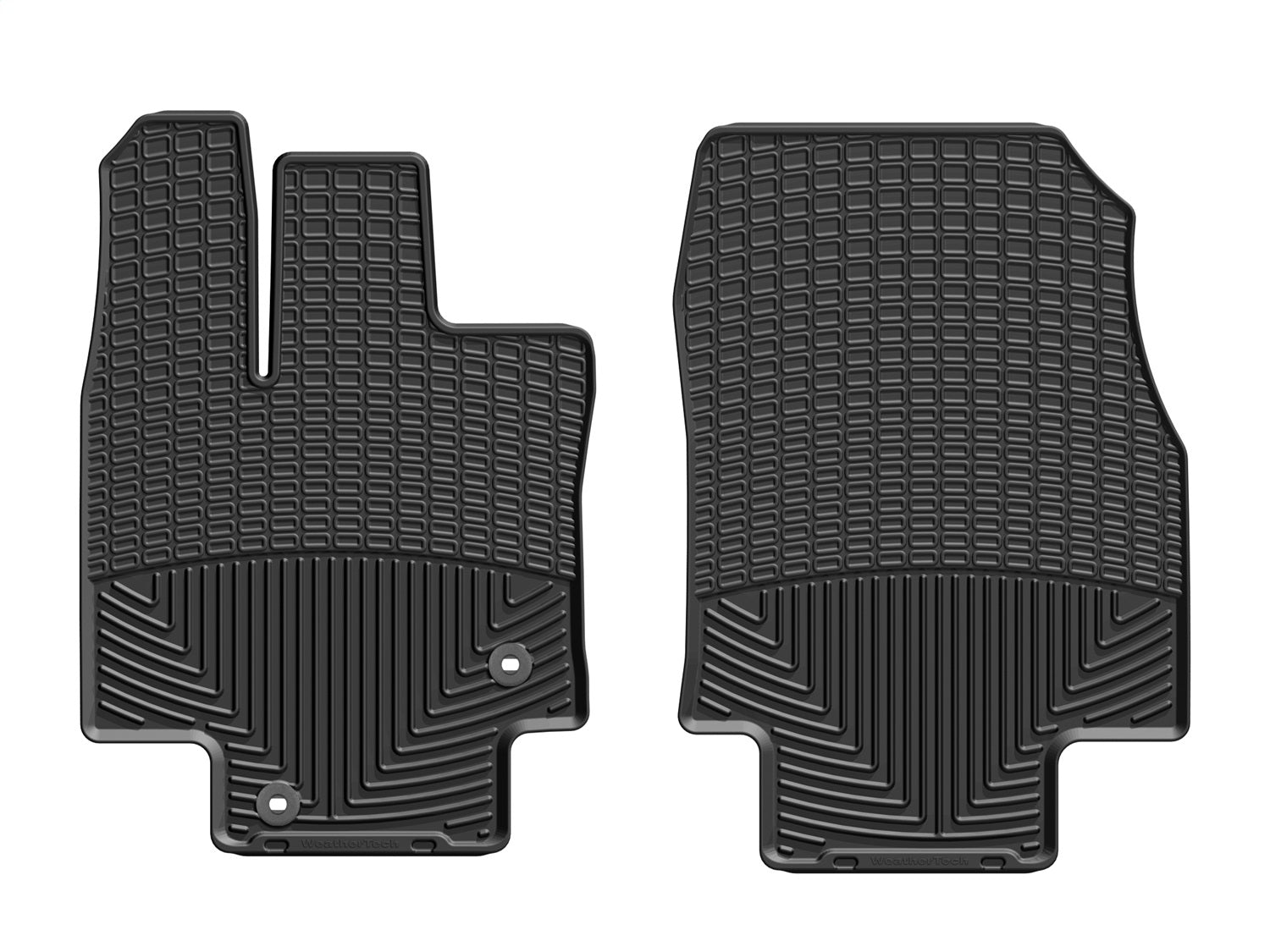 Weathertech - All Weather Floor Mats Black Front, Rear & Third Row Set 20-25 Toyota Highlander - W540-W541-W542