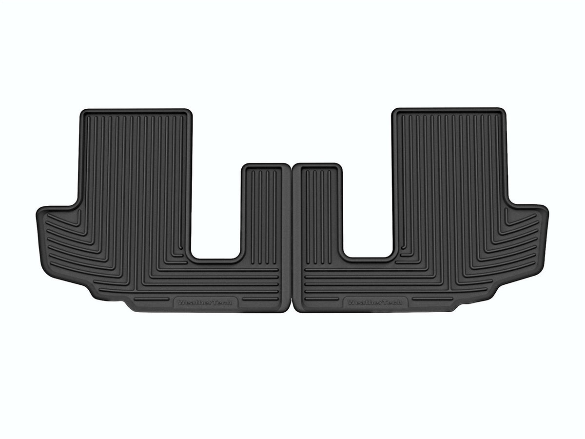 Weathertech - All Weather Floor Mats Black Front, Rear & Third Row Set 20-25 Toyota Highlander - W540-W541-W542