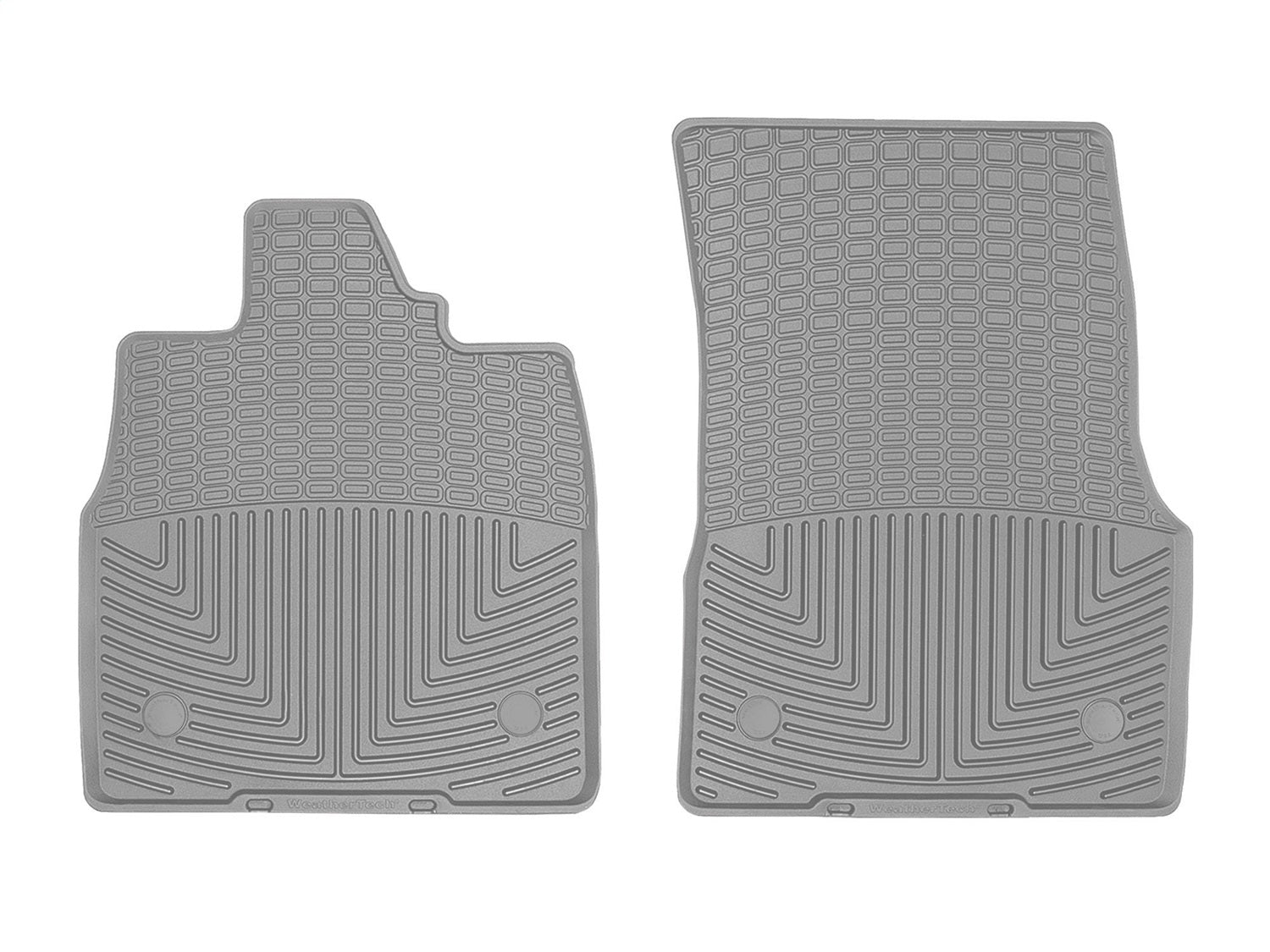 Weathertech - All Weather Floor Mats - Gray Front 20-26 Chevrolet Corvette - W553GR