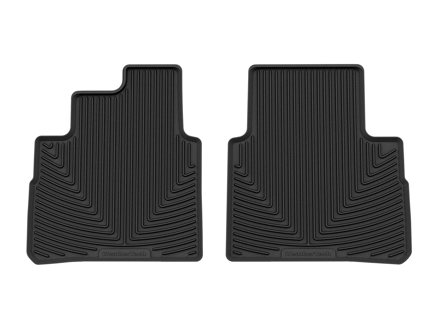 Weathertech - All Weather Floor Mats - Black Rear 22-24 Mitsubishi Outlander / 21-26 Nissan Rogue - W576