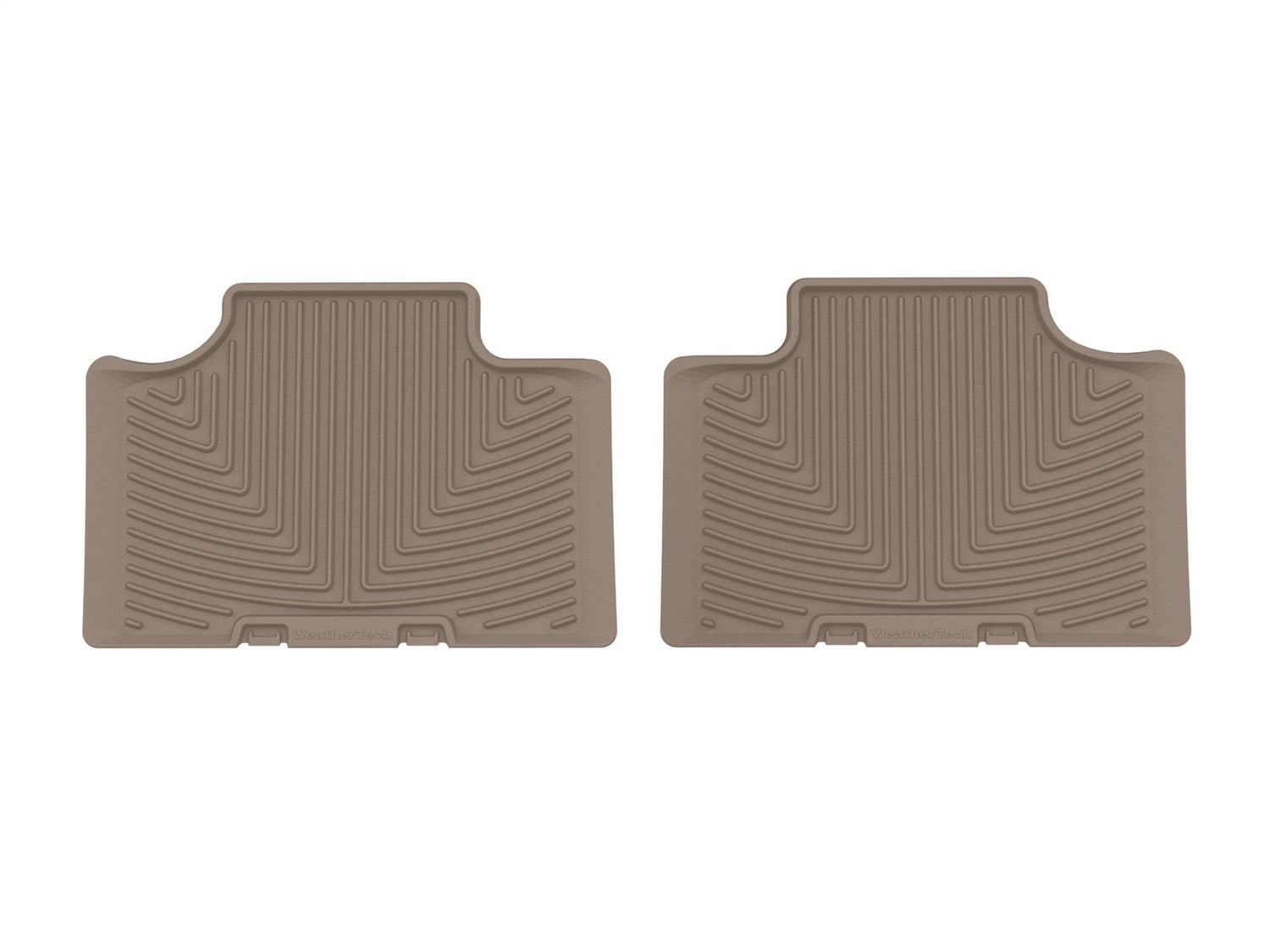 Weathertech - All Weather Floor Mats - Tan Rear 11-26 Dodge Durango / 11-21 Jeep Grand-Cherokee / 22 Jeep Grand-Cherokee