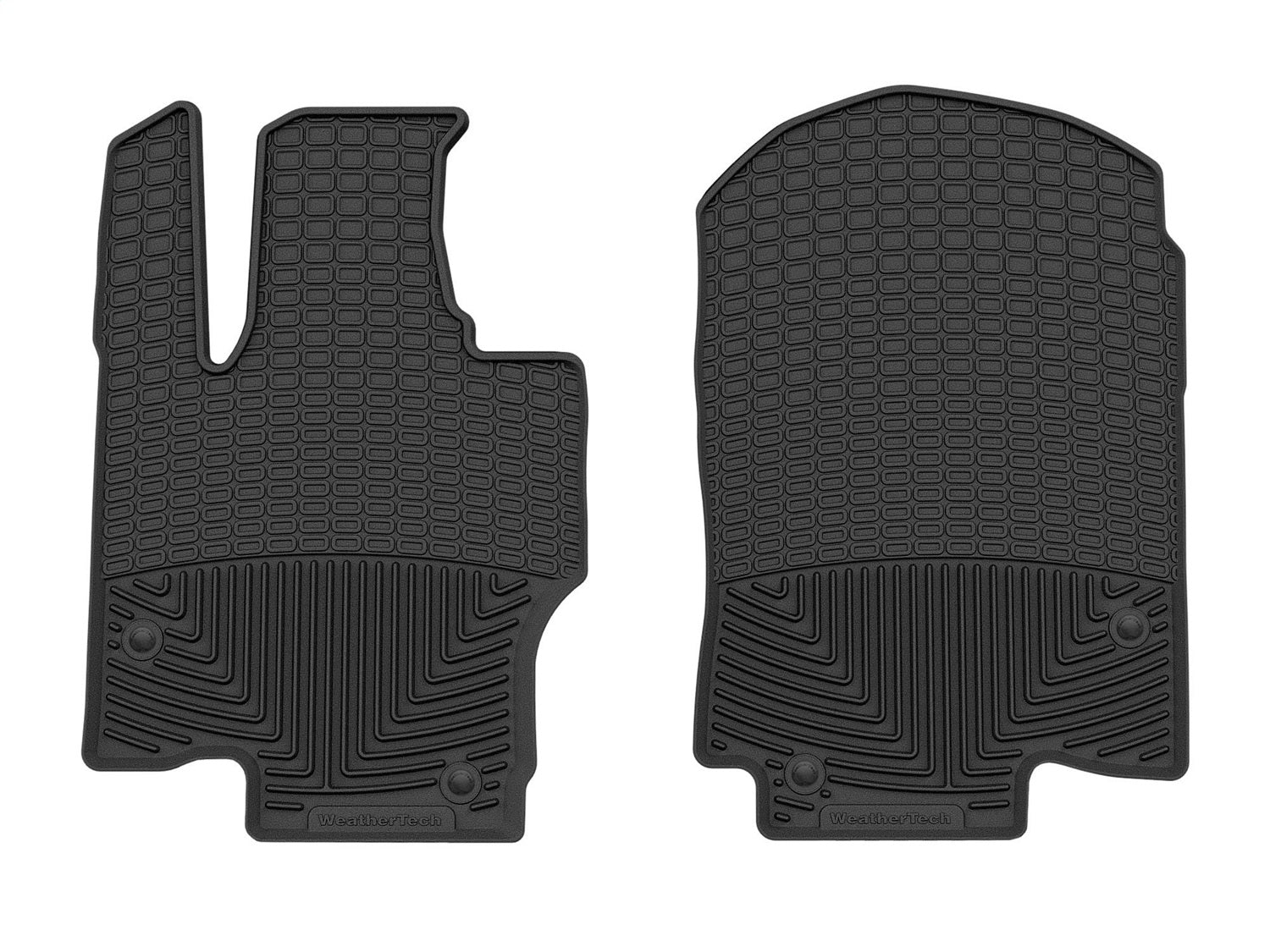 Weathertech - All Weather Floor Mats - Black Front for GLE / GLE63-AMG / GLS / GLS63-AMG - W606