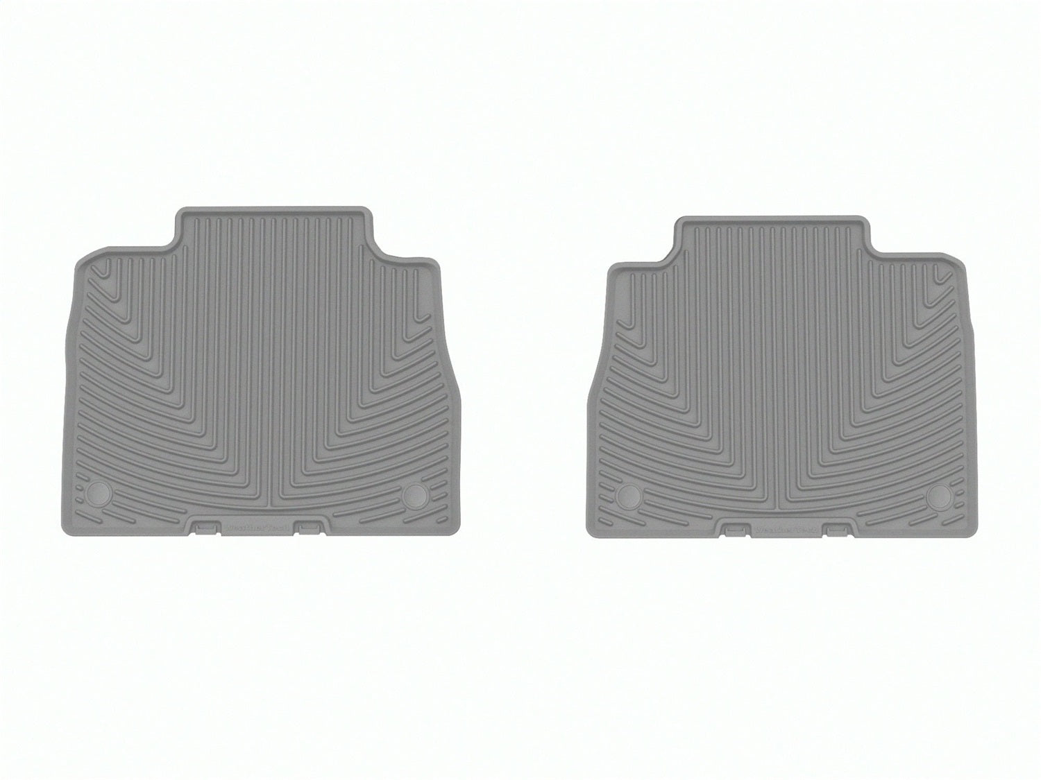 Weathertech - All Weather Floor Mats - Gray Rear 20-26 Mercedes Benz GLE / 24-26 Mercedes Benz GLE63-AMG - W607GR