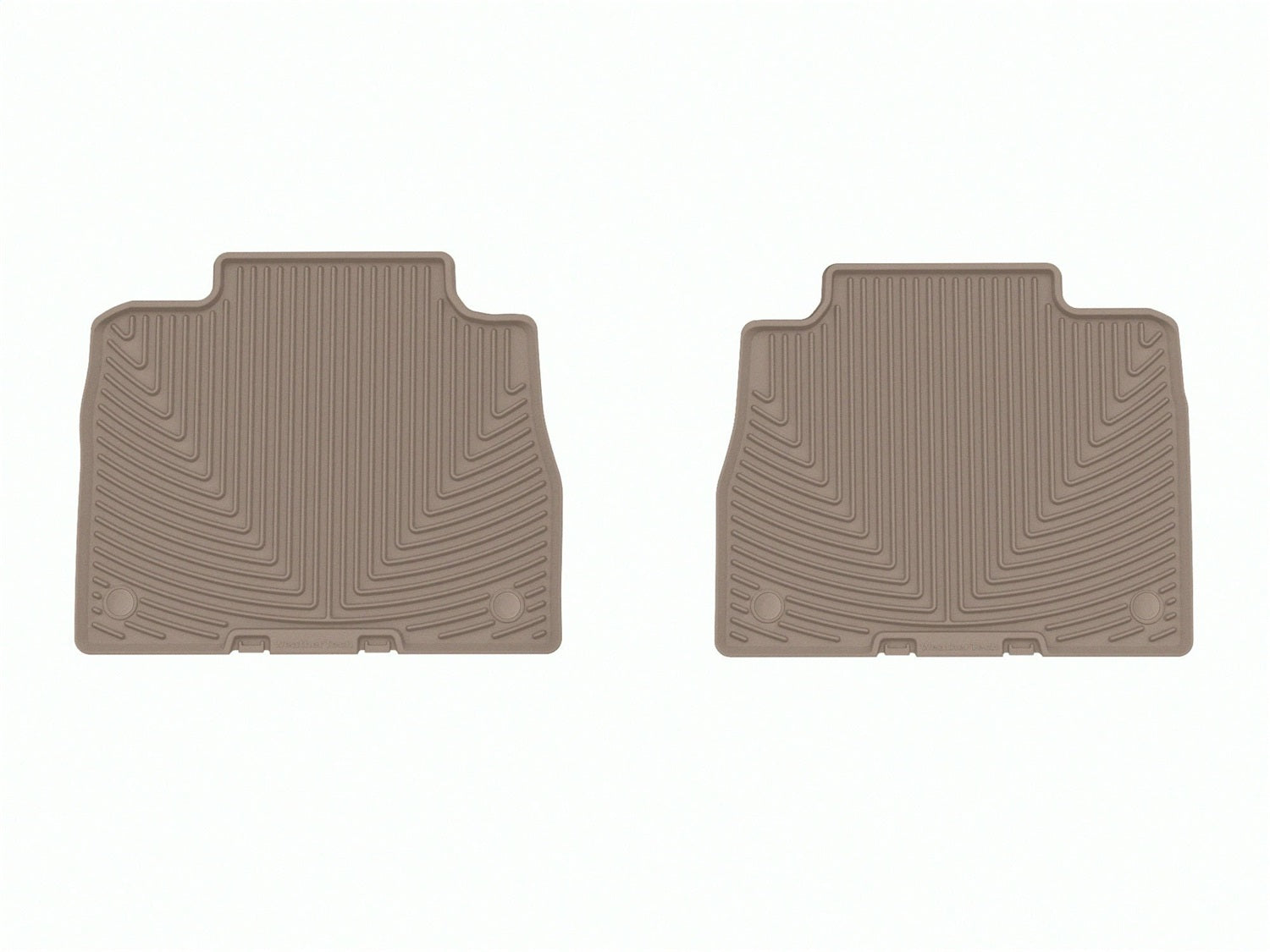 Weathertech - All Weather Floor Mats - Tan Rear 20-26 Mercedes Benz GLE / 24-26 Mercedes Benz GLE63-AMG - W607TN