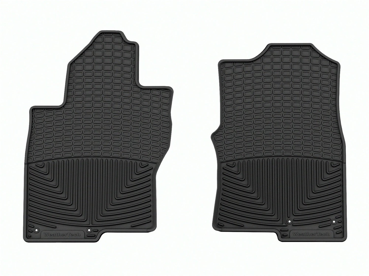 Weathertech - All Weather Floor Mats - Black Front 22-26 Nissan Frontier - W608