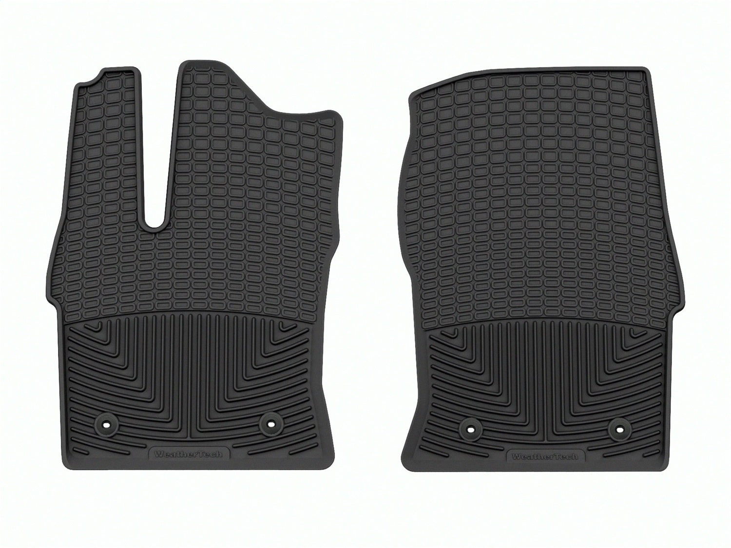 Weathertech - All Weather Floor Mats Black Front & Rear Set 22-25 Toyota Tundra - W611-W613