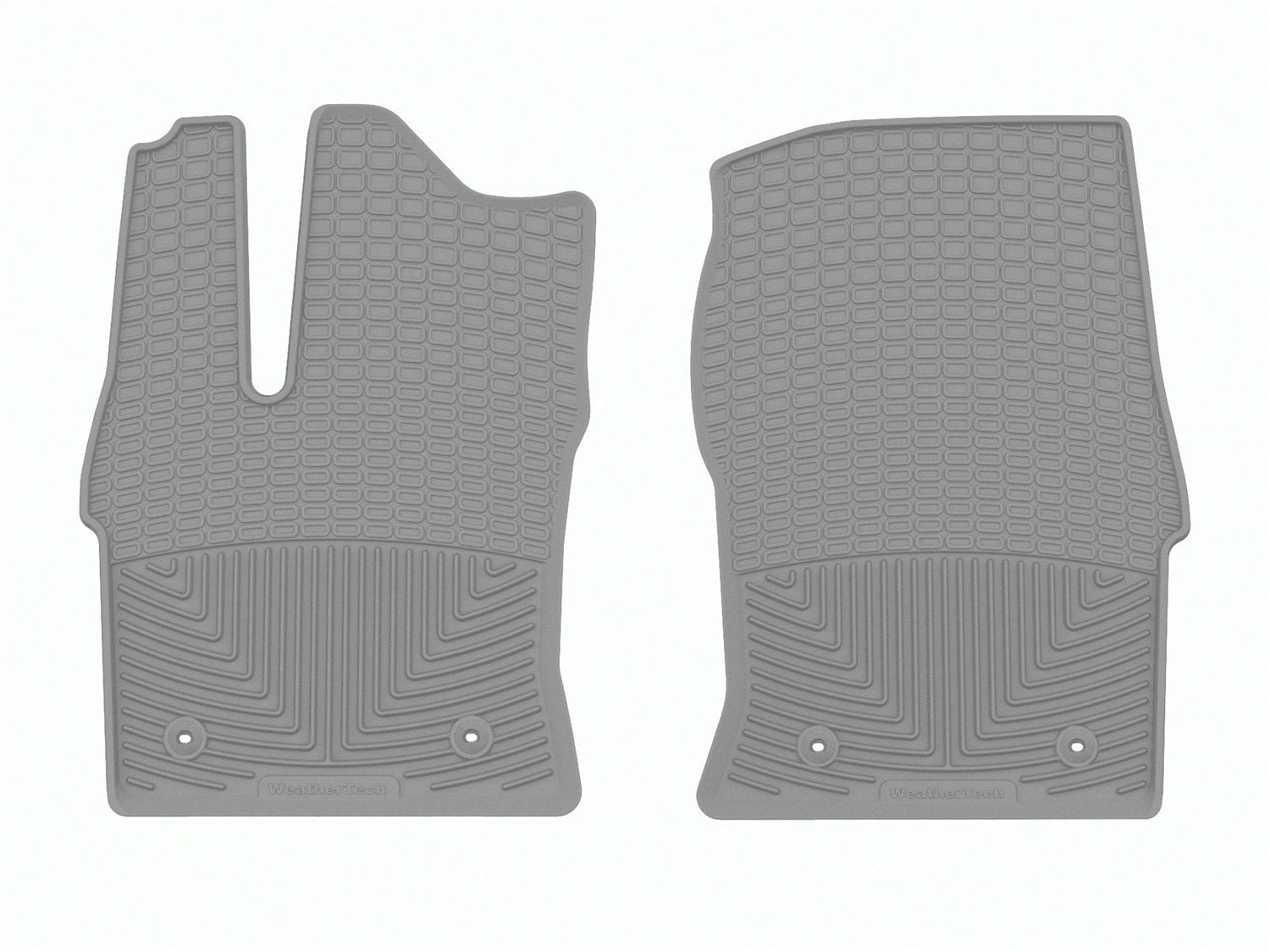 Weathertech - All Weather Floor Mats Gray Front & Rear Set 22-25 Toyota Tundra - W611GR-W613GR