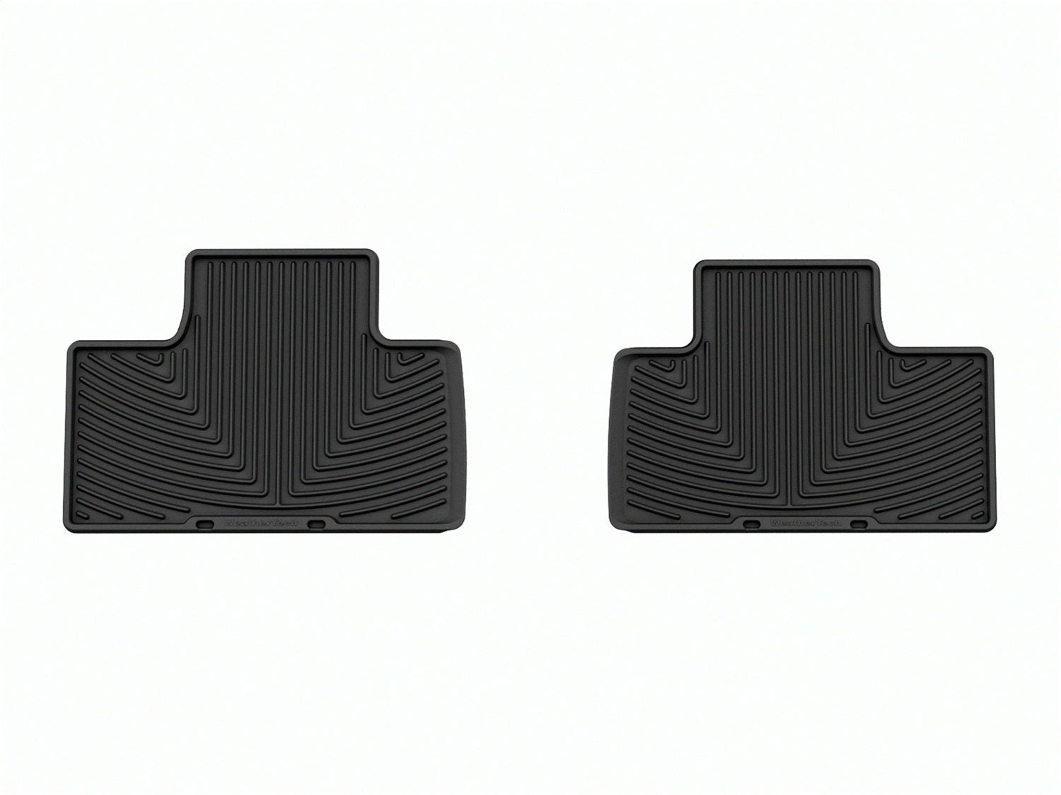 Weathertech - All Weather Floor Mats - Black Rear 22-25 Toyota Tundra - W613