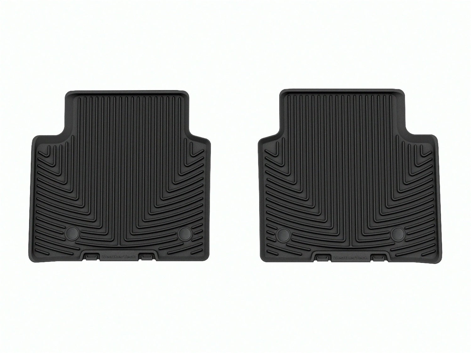 Weathertech - All Weather Floor Mats - Black Rear 22-25 Jeep Grand-Cherokee / 21-25 Jeep Grand-Cherokee-L - W615
