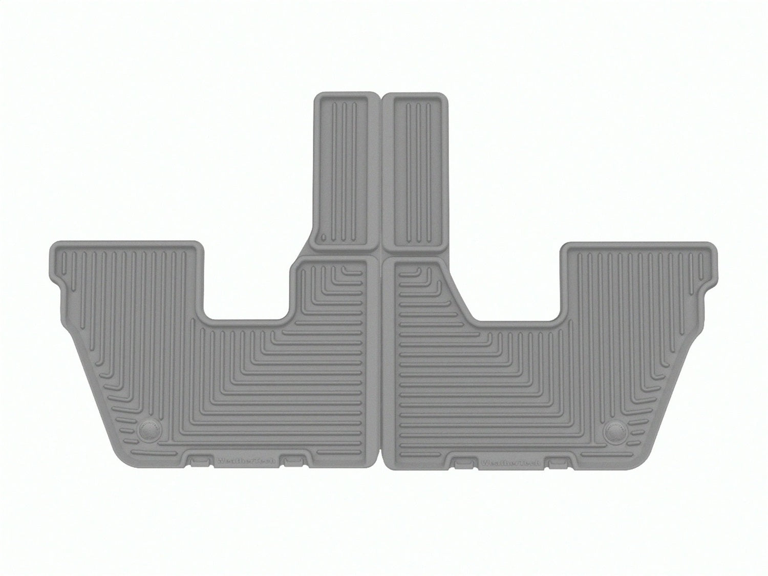 Weathertech - All Weather Floor Mats - Gray Third Row 21-25 Jeep Grand-Cherokee-L - W616GR