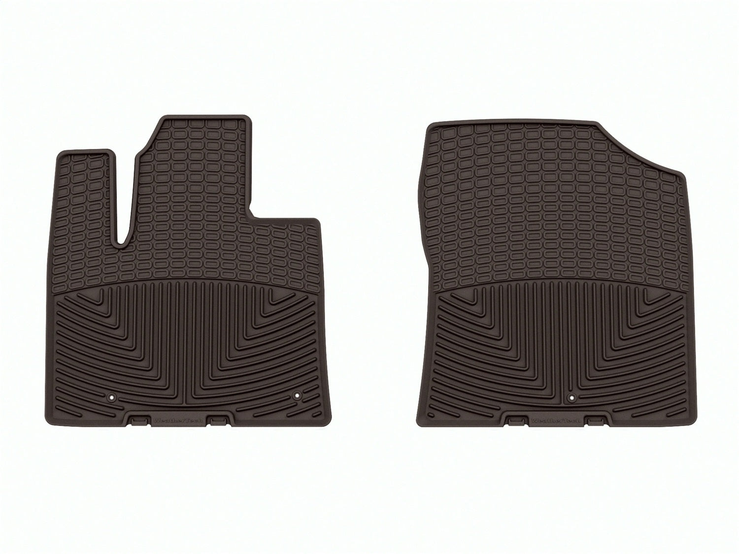 Weathertech - All Weather Floor Mats - Cocoa Front 21-23 Hyundai Santa-Fe - W620CO