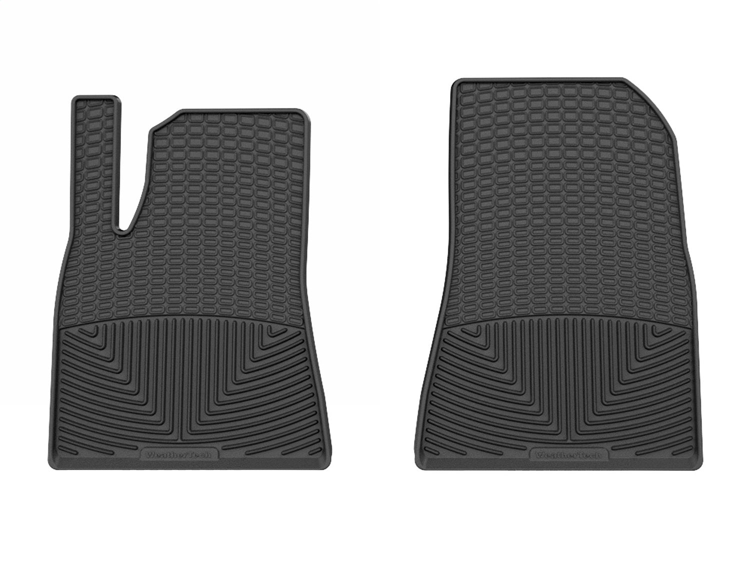 Weathertech - All Weather Floor Mats - Black Front 17-25 Tesla 3 - W645