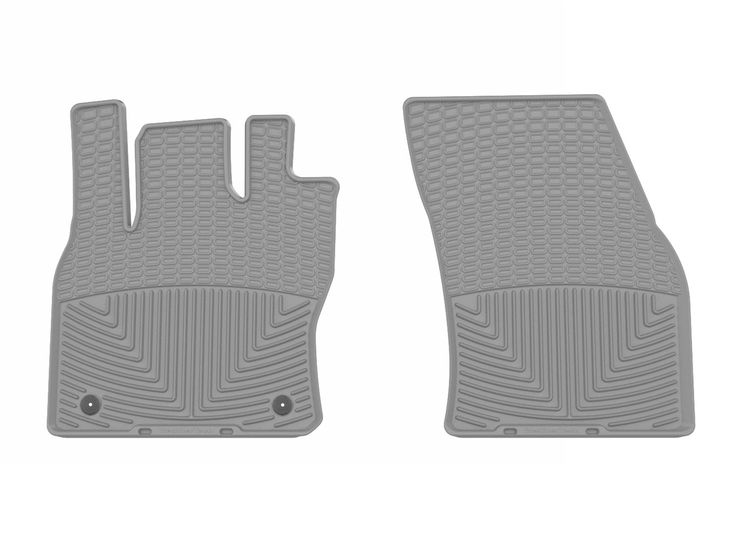 Weathertech - All Weather Floor Mats - Gray Front 18-24 Volkswagen Tiguan - W653GR