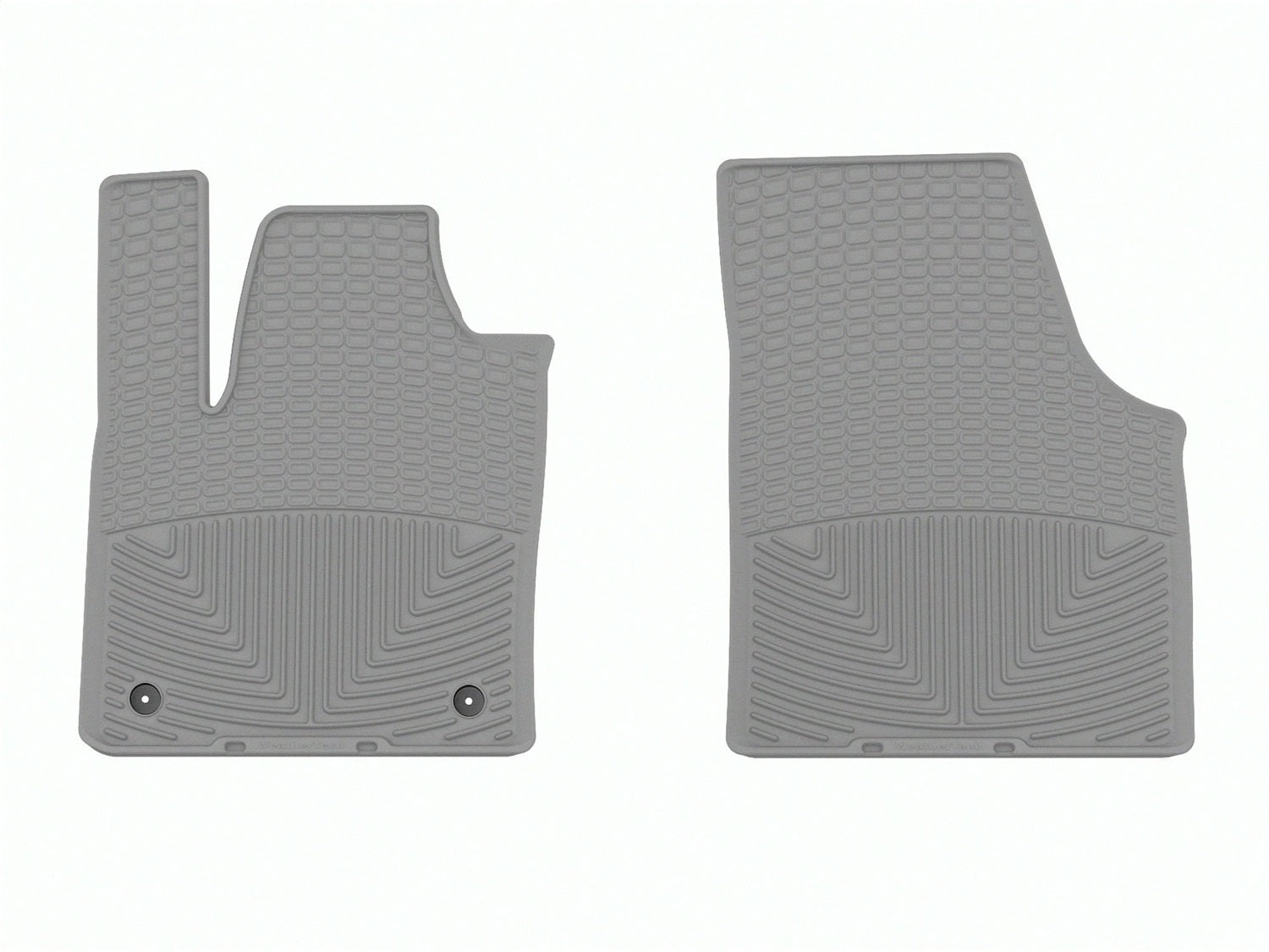 Weathertech - All Weather Floor Mats Gray Front & Rear Set 18-26 Volkswagen Atlas / 20-26 Volkswagen Atlas-Cross-Sport -