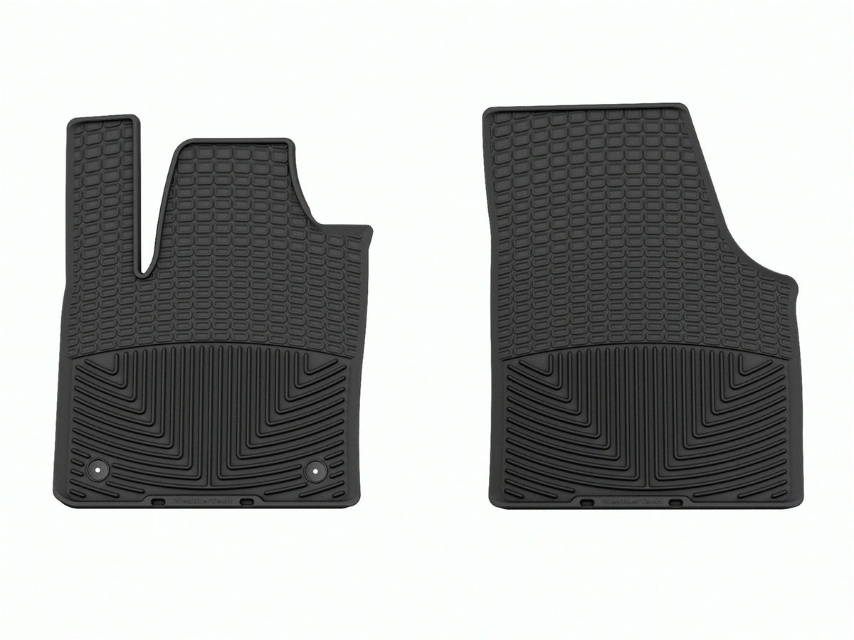 Weathertech - All Weather Floor Mats - Black Front 18-26 Volkswagen Atlas / 20-26 Volkswagen Atlas-Cross-Sport - W655